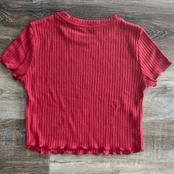 SHEIN Ribbed Crop Top Small - Picture 5 of 6